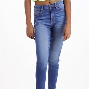 Kendall & Kylie Blue High Rise Skinny Jeans